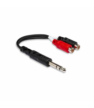 Hosa Hosa Stereo Breakout 1/4" TRSM To Dual RCA F Cable