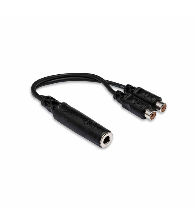 Hosa 1/4" TSF to RCA F Y Cable