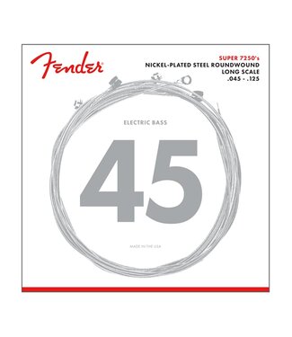 Fender Fender Super 7250M Nickel Plated Long Scale 5-String Bass Strings 45-125