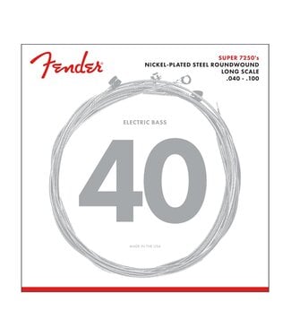 Fender Fender 7250's Nickel Plated Long Scale Bass Strings - .040 - .100, Light