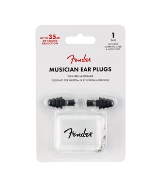 Fender Fender Musician Series Black Ear Plugs With Case