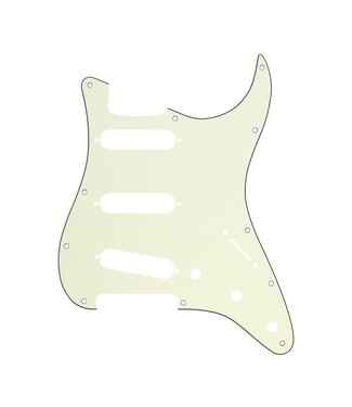 Fender Fender 11-hole Modern-style Stratocaster S/S/S Pickguard - Mint Green