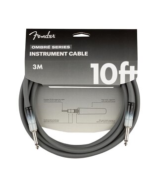 Fender Fender Ombre Instrument Cable - 10-Foot Silver Smoke