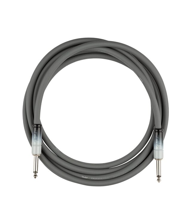 Fender Ombre Instrument Cable - 10-Foot Silver Smoke