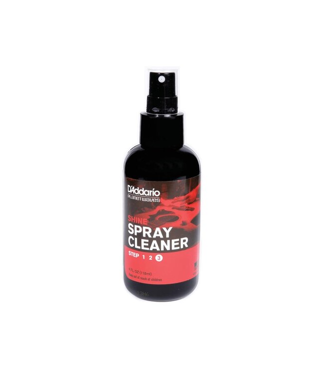 D'Addario Instant Shine Spray Polish  - Step 3