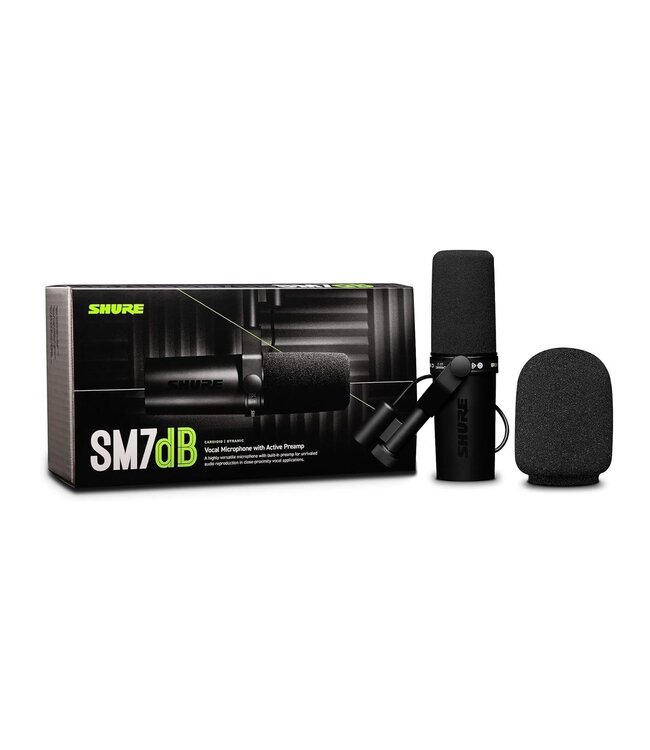 Shure SM7dB Active Dynamic Microphone