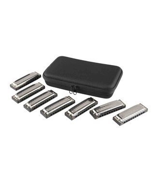 Hohner Hohner Blues Band 7 Piece Harmonica Set with Case