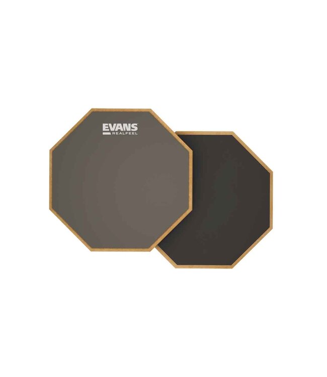Evans RealFeel 2-sided Practice Drum Pad - 6-inch