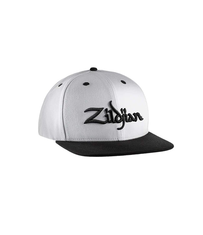 Zildjian 6 Panel Snapback Hat - White