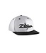 Zildjian 6 Panel Snapback Hat - White