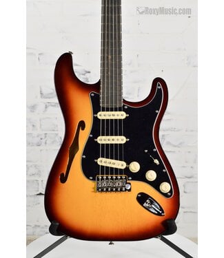 Fender Suona Stratocaster Thinline Electric Guitar - Violin Burst