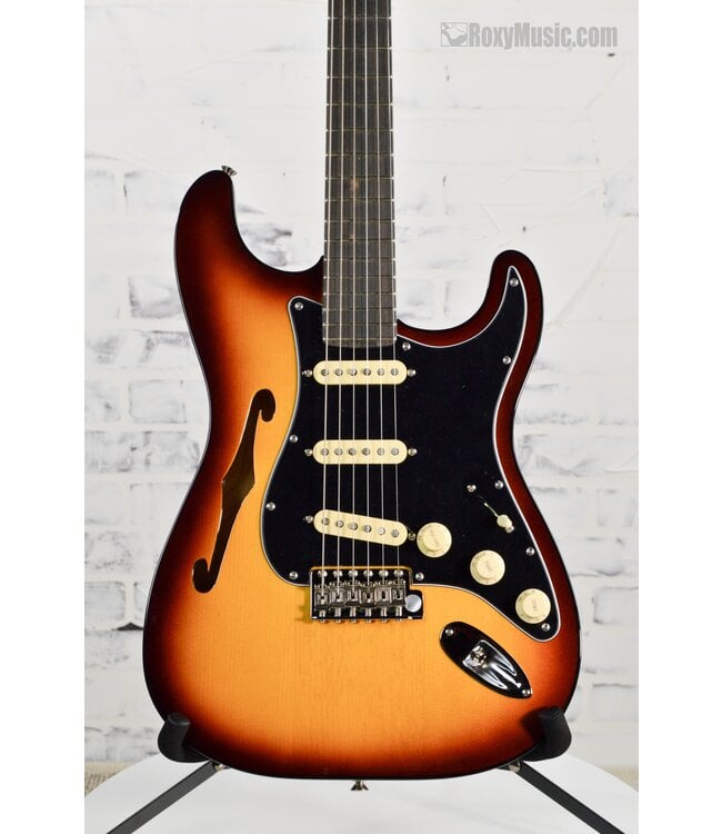 Suona Stratocaster Thinline Electric Guitar - Violin Burst