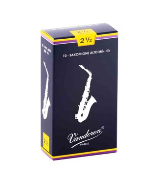 Vandoren Vandoren Alto Saxophone Reeds - 2.5 (10-Pack)