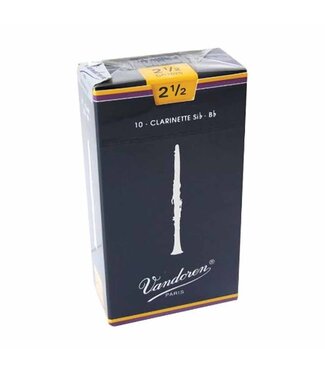 Vandoren Vandoren Bb Clarinet Reeds - 2.5 (10-Pack)