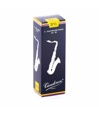 Vandoren Tenor Saxophone Reeds 3.5 Strength 5 Pack