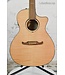 FA345CE Auditorium Flame Acoustic Electric Guitar - Natural