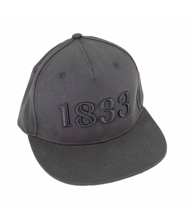 Martin 1833 Flat Brim Baseball Cap - Charcoal