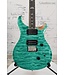 SE CUSTOM 24 QUILTED CARVED TOP ELECTRIC GUITAR - TURQUOISE