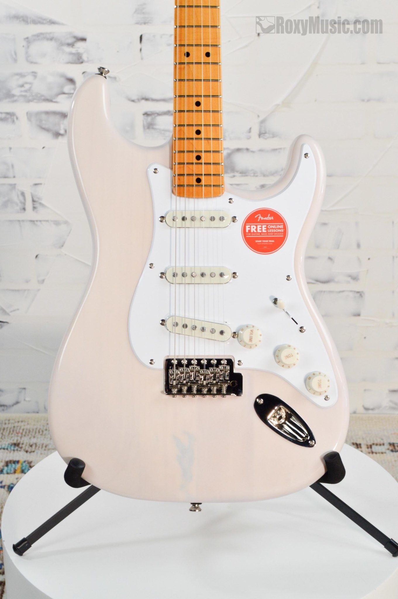 ギター Squier CLASSIC VIBE '50s Stratocaster Squier Classic Vibe '50s Stratocaster - White Blonde - Roxy Music