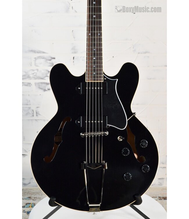 Heritage Standard Collection H-530 Ebony Hollowbody Electric Guitar with Case