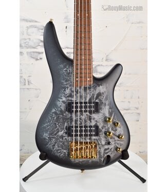 Ibanez SR305EDX 5 String Electric Bass Guitar - Black Frozen Matte