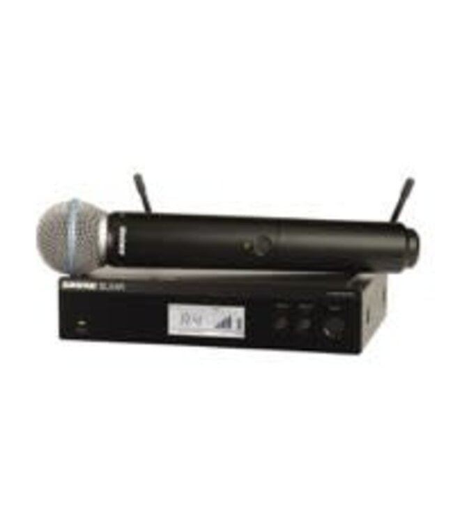 Shure BLX24R/B58 Wireless Handheld Microphone System - H10 Band