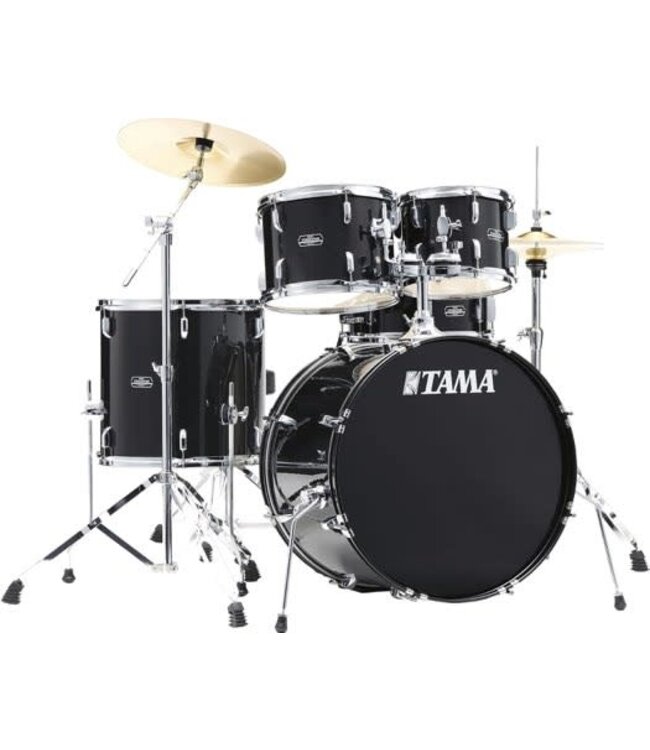 Tama Stagestar Poplar 5 PC Complete Drum Kit Black Night Sparkle