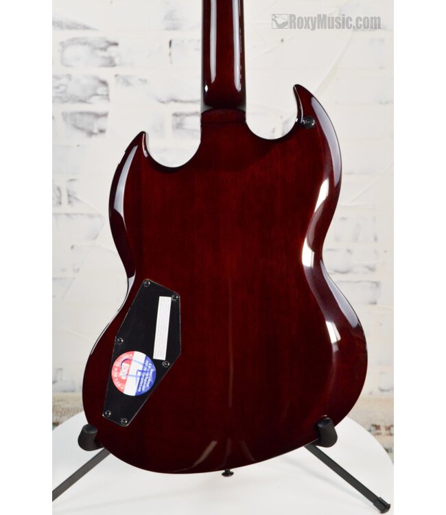 VIPER 256 HH ELECTRIC GUITAR MAPLE QUILT TOP DARK BROWN SUNBURST