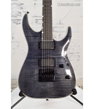 ESP LTD ESP Ltd MH-1000 Evertune Flame Maple Top See Thru Black Electric Guitar
