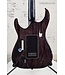ESP Ltd MH-1000 Evertune Flame Maple Top See Thru Black Electric Guitar