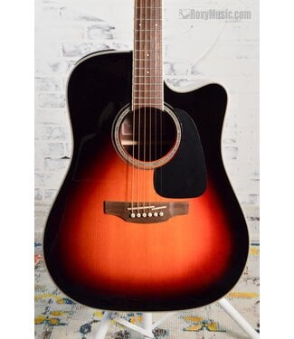 Takamine GD51 Cutaway Brown Sunburst Acoustic Electric Dreadnaught Guitar SS Top BW B&S