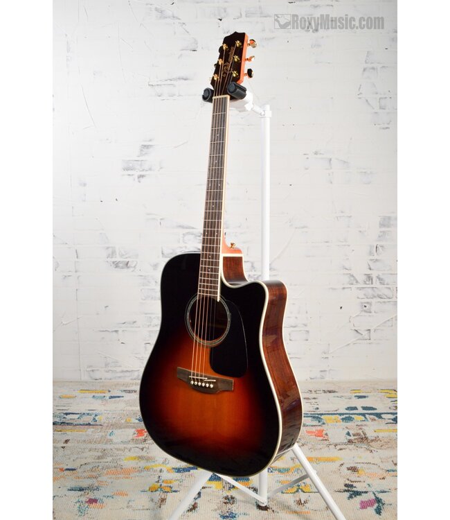 GD51 Cutaway Brown Sunburst Acoustic Electric Dreadnaught Guitar SS Top BW B&S
