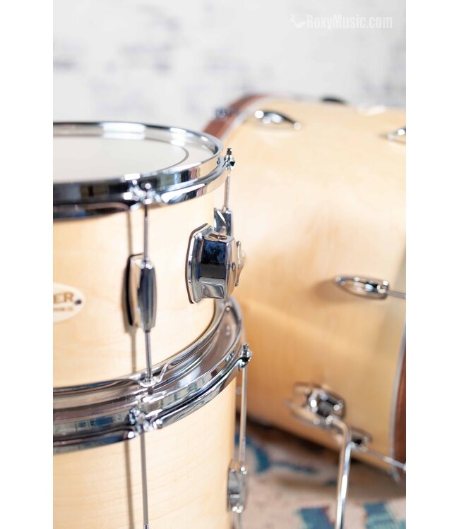 Porter Drum Co Quick-Hitter 3-Piece Shell Pack - Natural Maple and Poplar