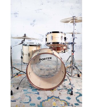 PORTER DRUM CO Porter Drum Co Quick-Hitter 3-Piece Shell Pack - Natural Maple and Poplar