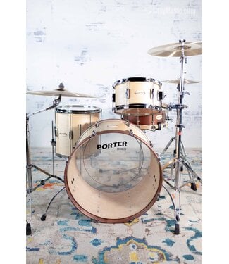 Porter Drum Co Quick-Hitter 3-Piece Shell Pack - Natural Maple and Poplar