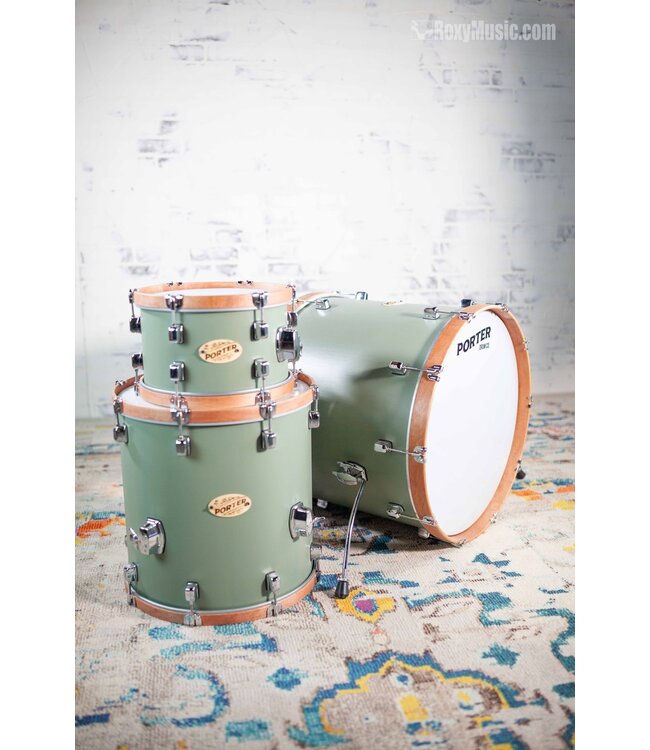 Porter Drum Co 3-Piece Shell Pack - Hand Painted Maple