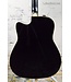 Yamaha FGX830CBL Cutaway Dreadnought Acoustic Electric Guitar - Black