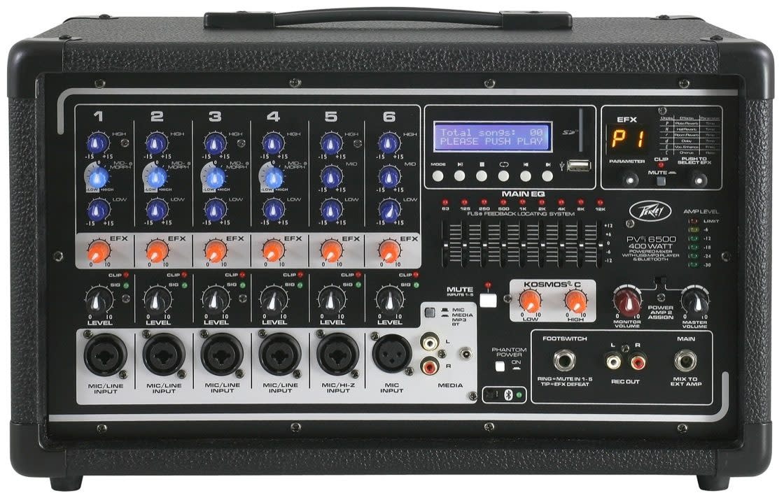 Peavey PVi 6500 6-channel 400W Powered Mixer - Roxy Music