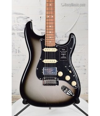 Fender Player Plus Stratocaster HSS Electric Guitar - Silverburst with Pau Ferro Fingerboard