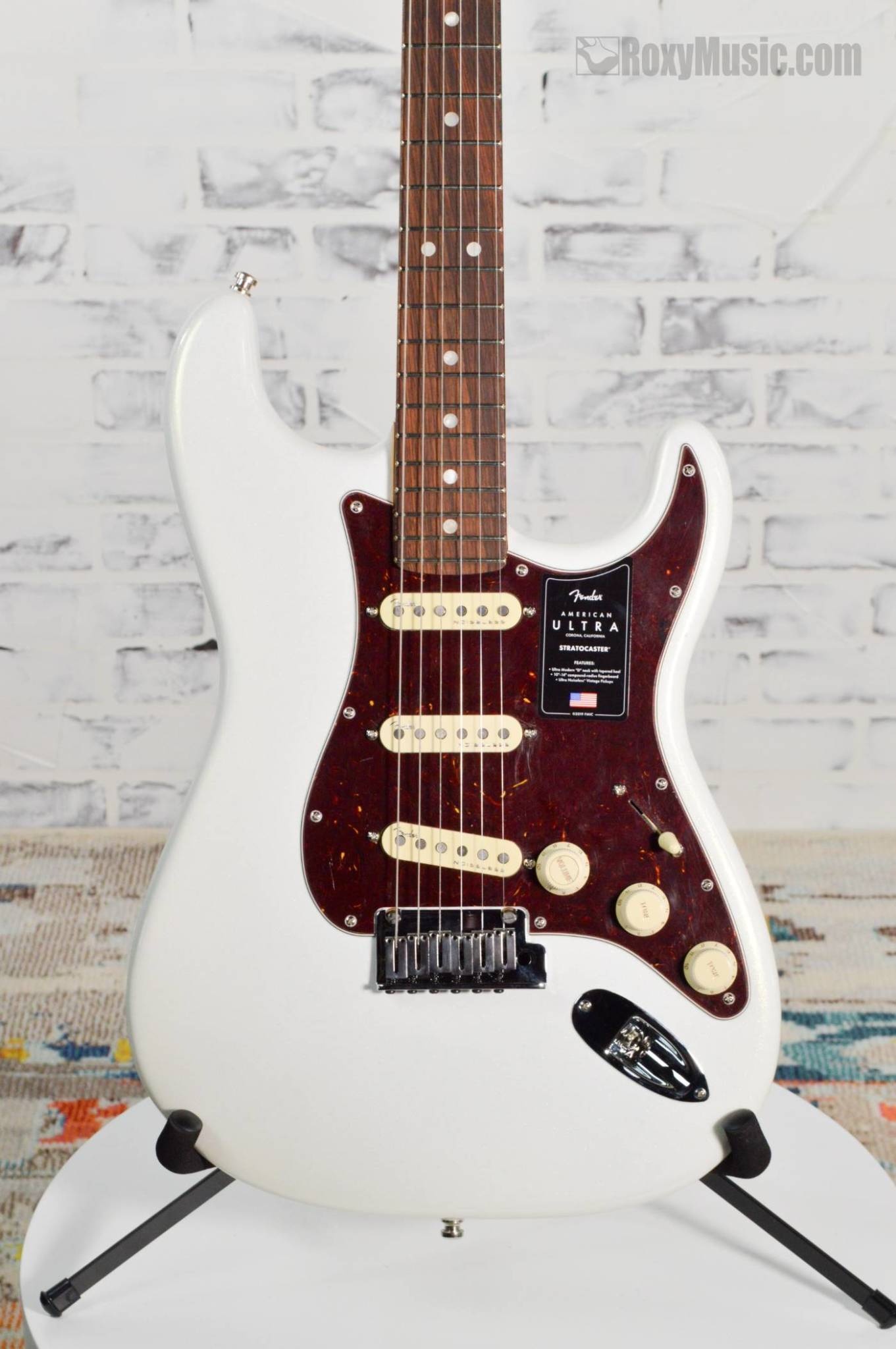 American Ultra Stratocaster Arctic Pearl - Roxy Music