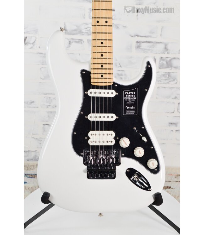 Player Stratocaster HSS with Floyd Rose - Polar White with Maple Fingerboard