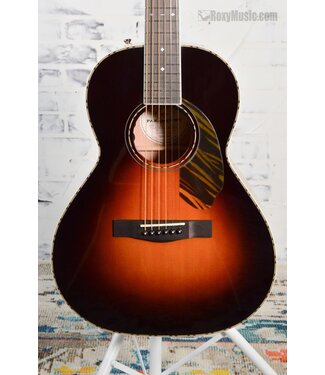 Fender PS-220E Parlor Acoustic-Electric Guitar - 3-Tone Vintage Sunburst