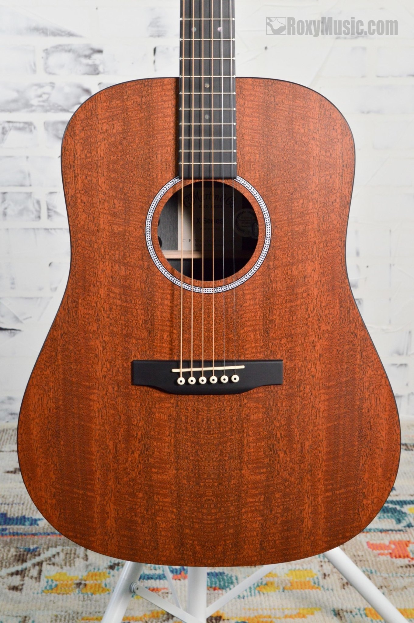 Martin D-X1E Mahogany Acoustic-electric Guitar - Figured Mahogany