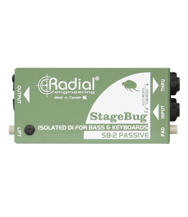 StageBug SB-2 1-channel Passive Instrument Direct Box
