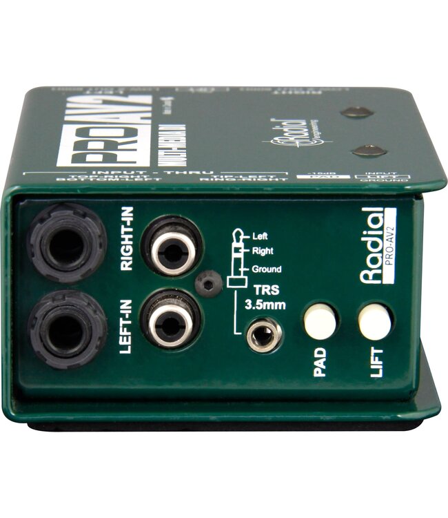 Radial ProAV2 2-channel Passive A/V Direct Box