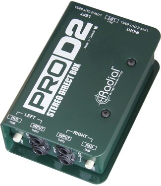ProD2 2-channel Passive Instrument Direct Box