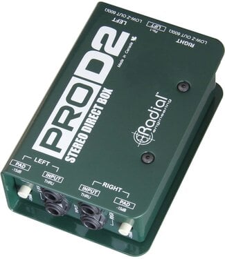 Radial Engineering ProD2 2-channel Passive Instrument Direct Box