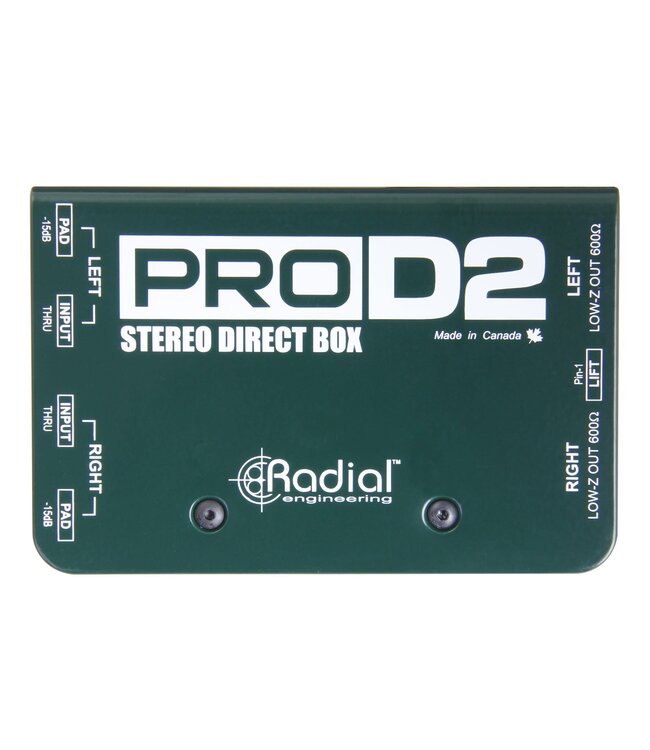 ProD2 2-channel Passive Instrument Direct Box