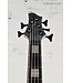 25th-anniversary BTB Standard 5-string Electric Bass Guitar - Silver Blizzard Matte