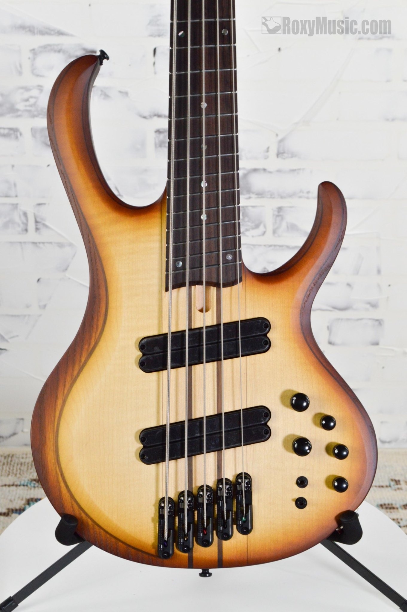 Ibanez BTB 5弦 Ibanez BTB Workshop Multi-Scale 5-String Bass – Natural Browned